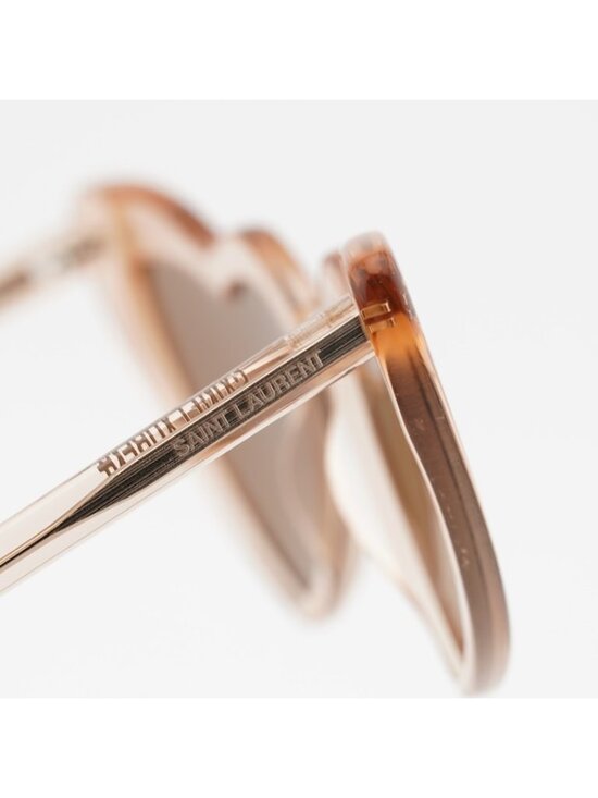 Saint Laurent SL181 LOU LOU 020 Sunglasses Nude Heart Frame, Brown Lenses main image 10